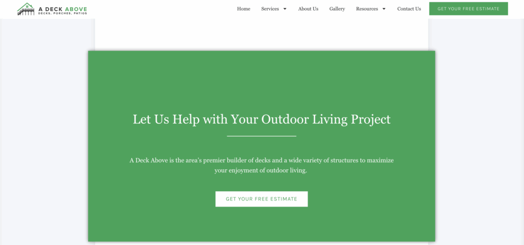 Have a clear contractor call to action
